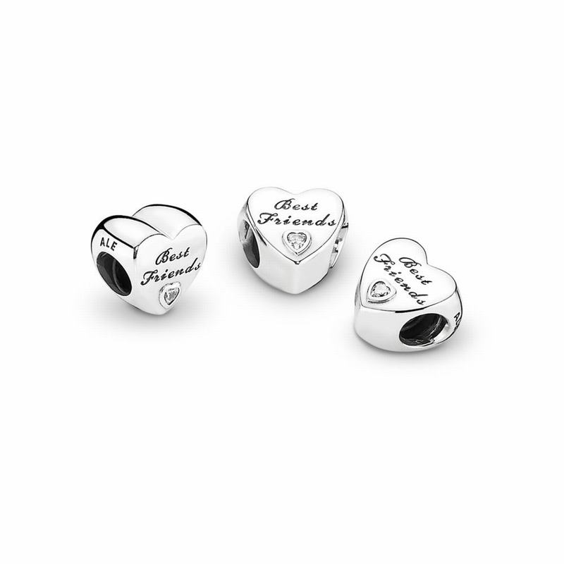 Pandora Friendship Heart Silver Egypt VD8561049